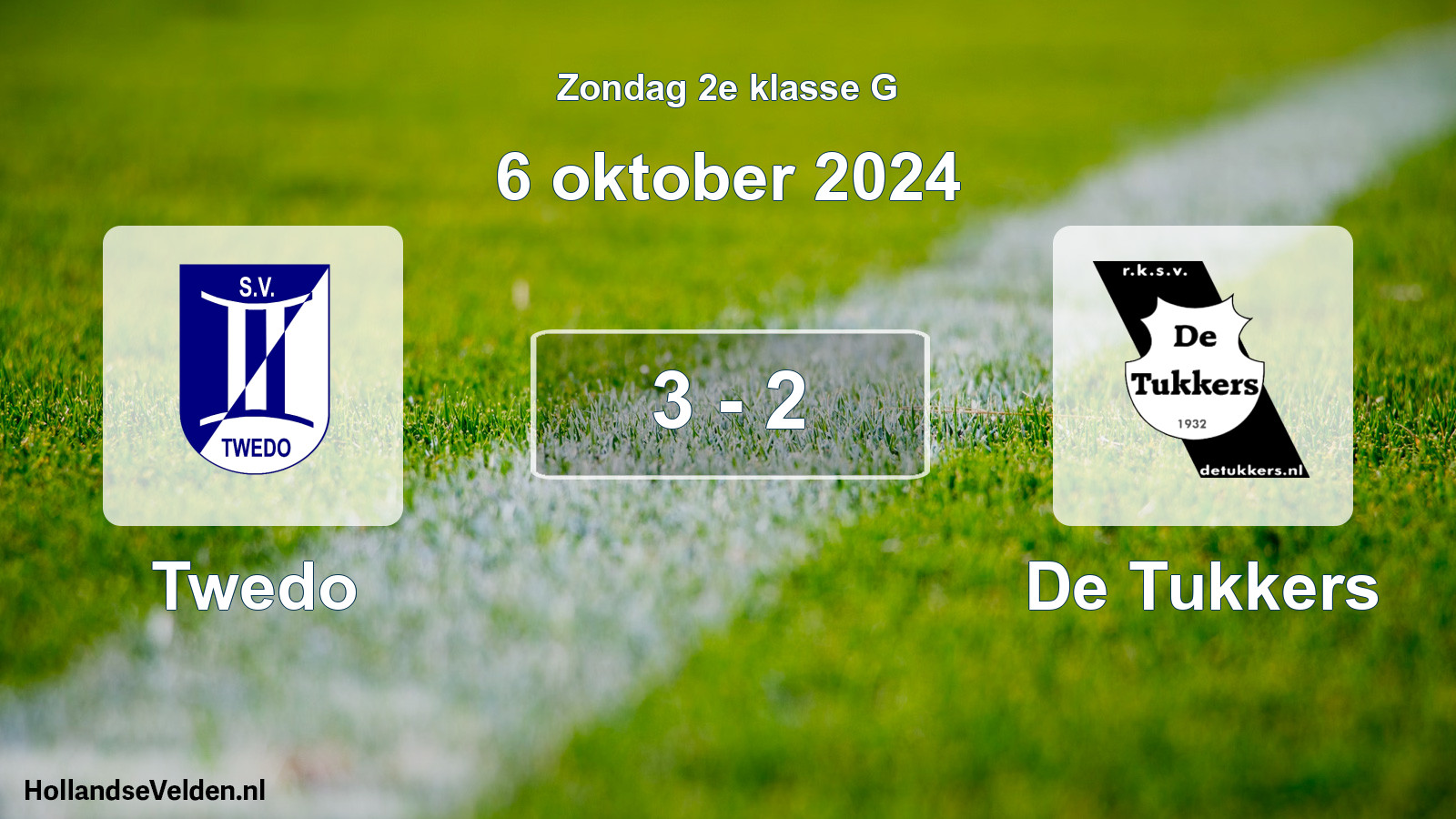Total number of matches played: Twedo - De Tukkers 3 - 2 (6 October 2024)