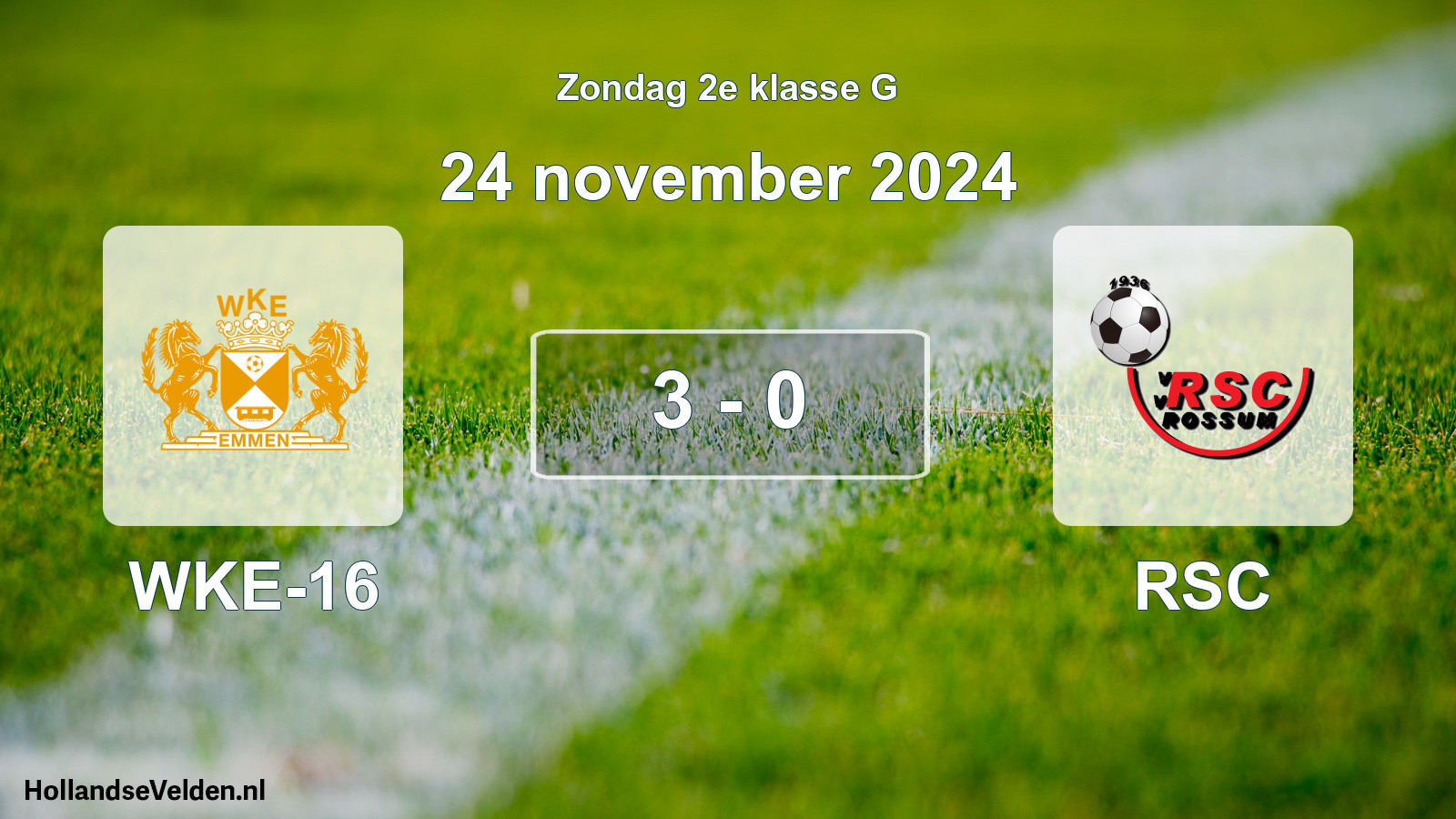 Total number of matches played: WKE-16 - RSC 3 - 0 (24 November 2024)
