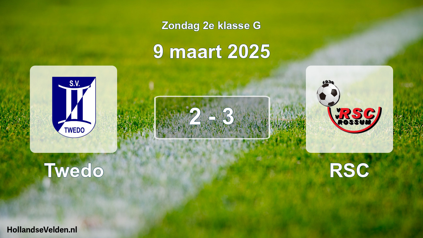 Total number of matches played: Twedo - RSC 2 - 3 (9 March 2025)