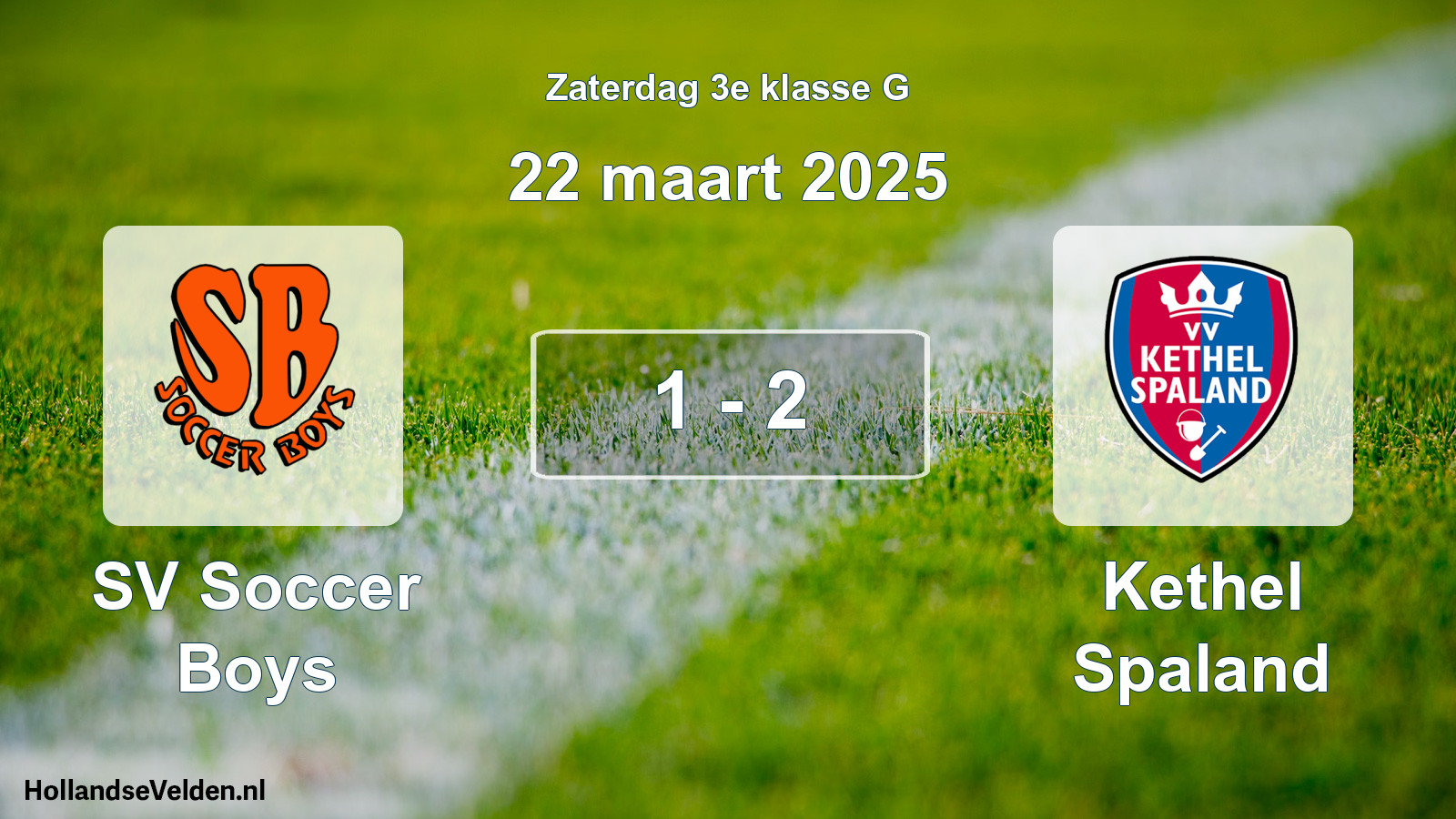 Total number of matches played: SV Soccer Boys - Kethel Spaland 1 - 2 (22 March 2025)