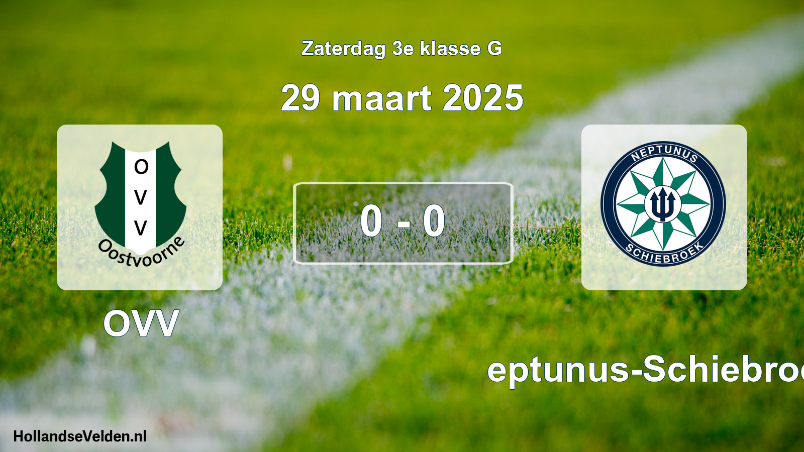 Total number of matches played: OVV - Neptunus-Schiebroek 0 - 0 (29 March 2025)