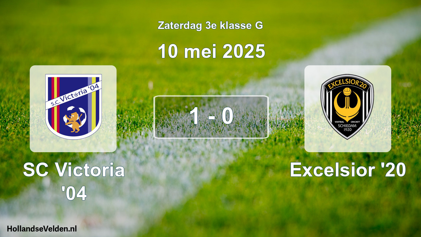 Total number of matches played: SC Victoria '04 - Excelsior '20 1 - 0 (10 May 2025)