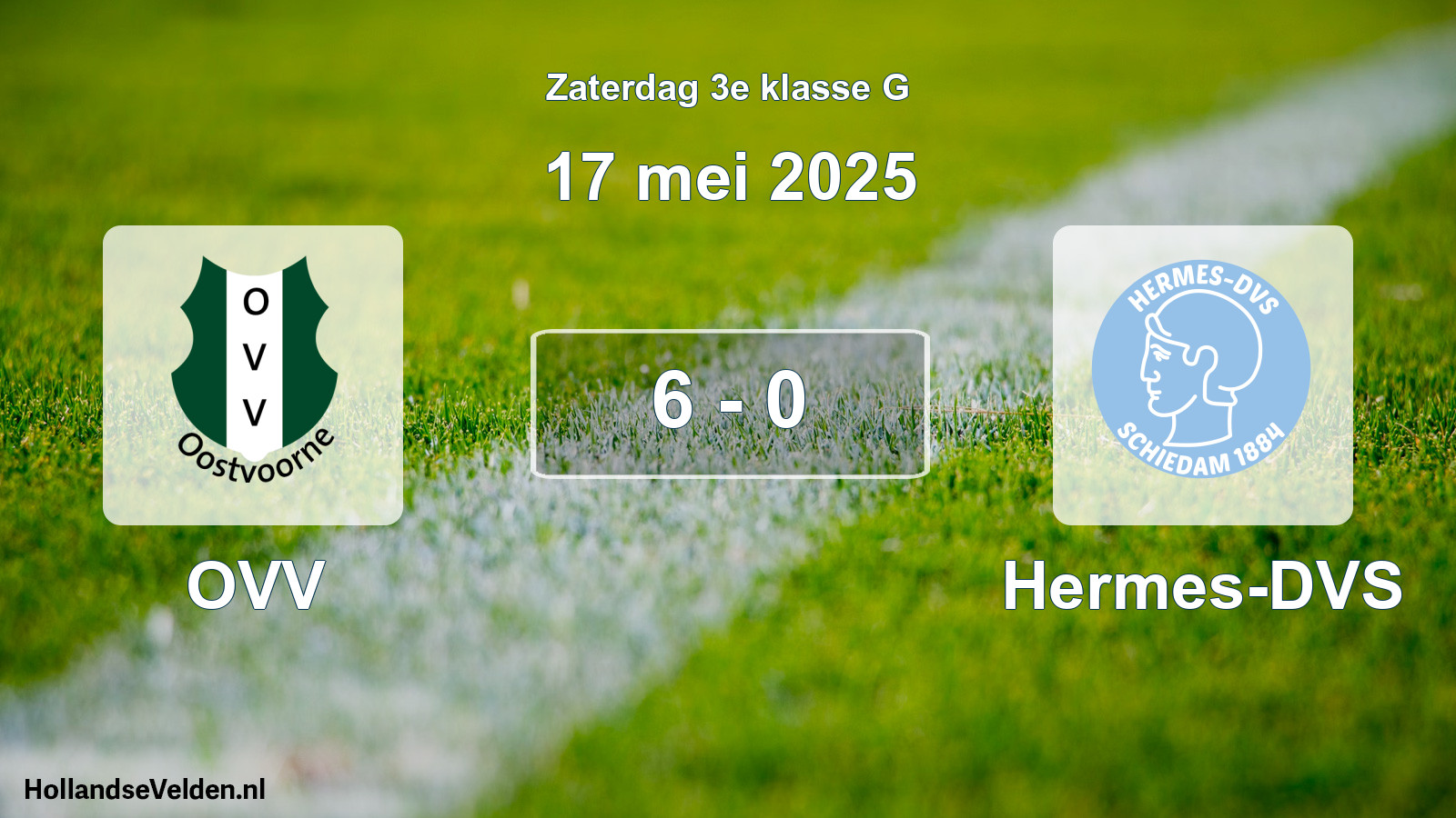 Total number of matches played: OVV - Hermes-DVS 6 - 0 (17 May 2025)
