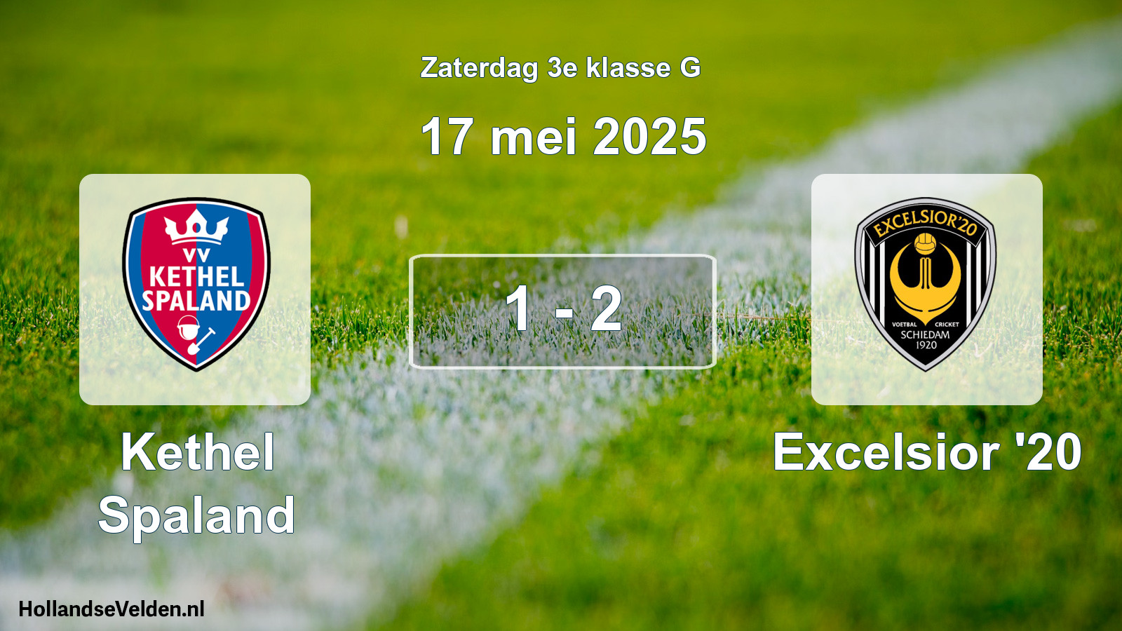 Total number of matches played: Kethel Spaland - Excelsior '20 1 - 2 (17 May 2025)