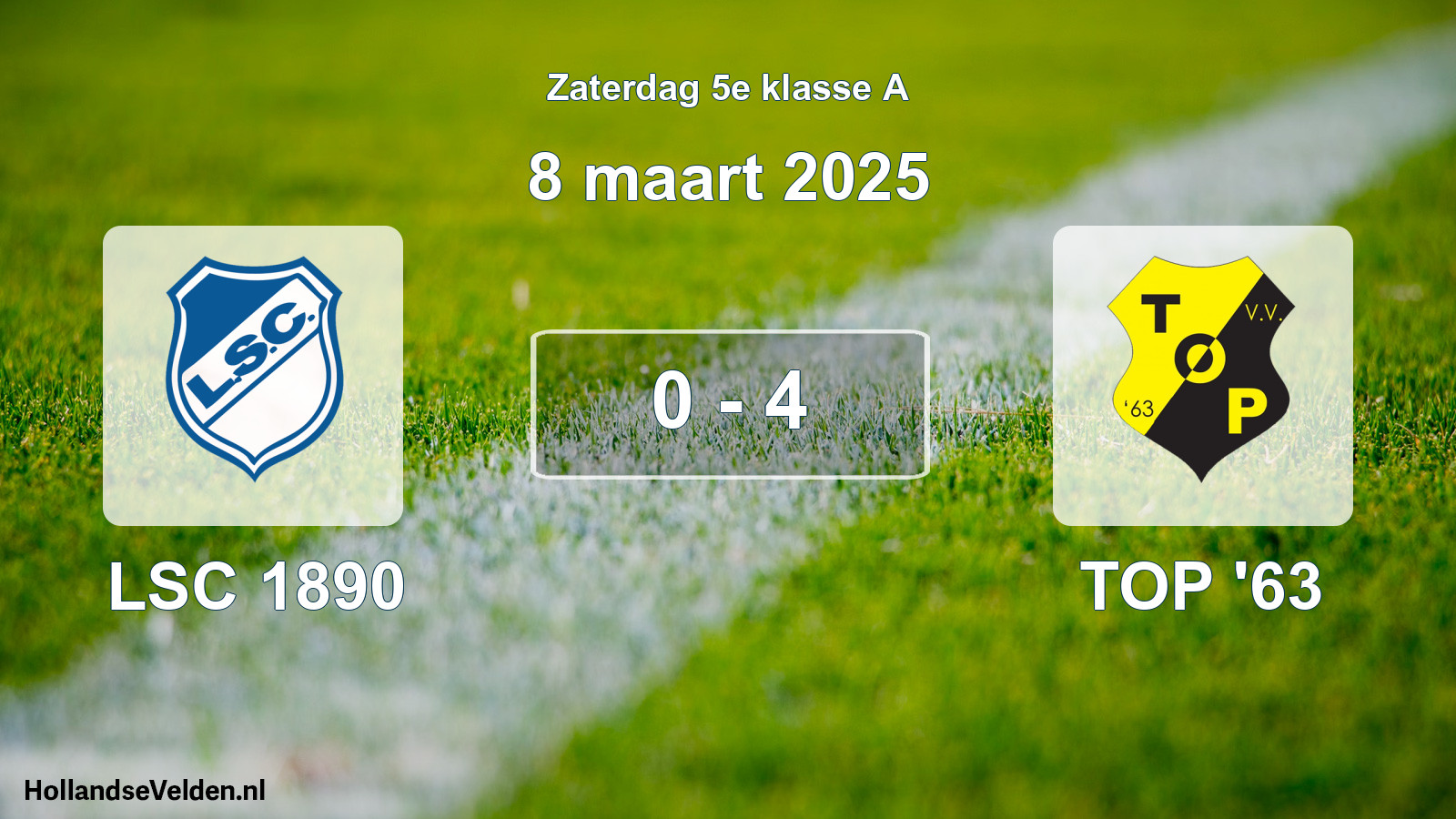 Total number of matches played: LSC 1890 - TOP '63 0 - 4 (8 March 2025)