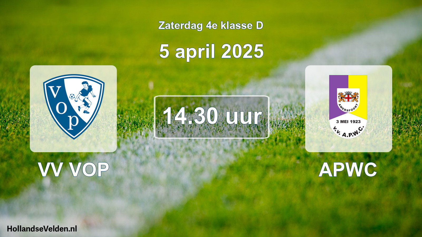 Scheduled Match: VV VOP - APWC (5 April 2025)