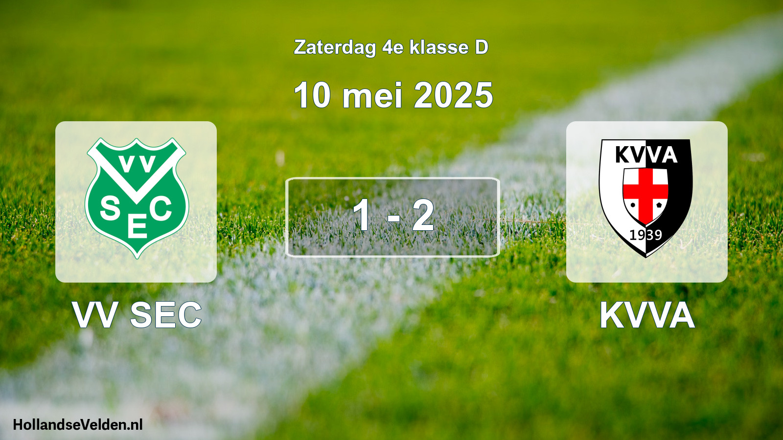 Total number of matches played: VV SEC - KVVA 1 - 2 (10 May 2025)