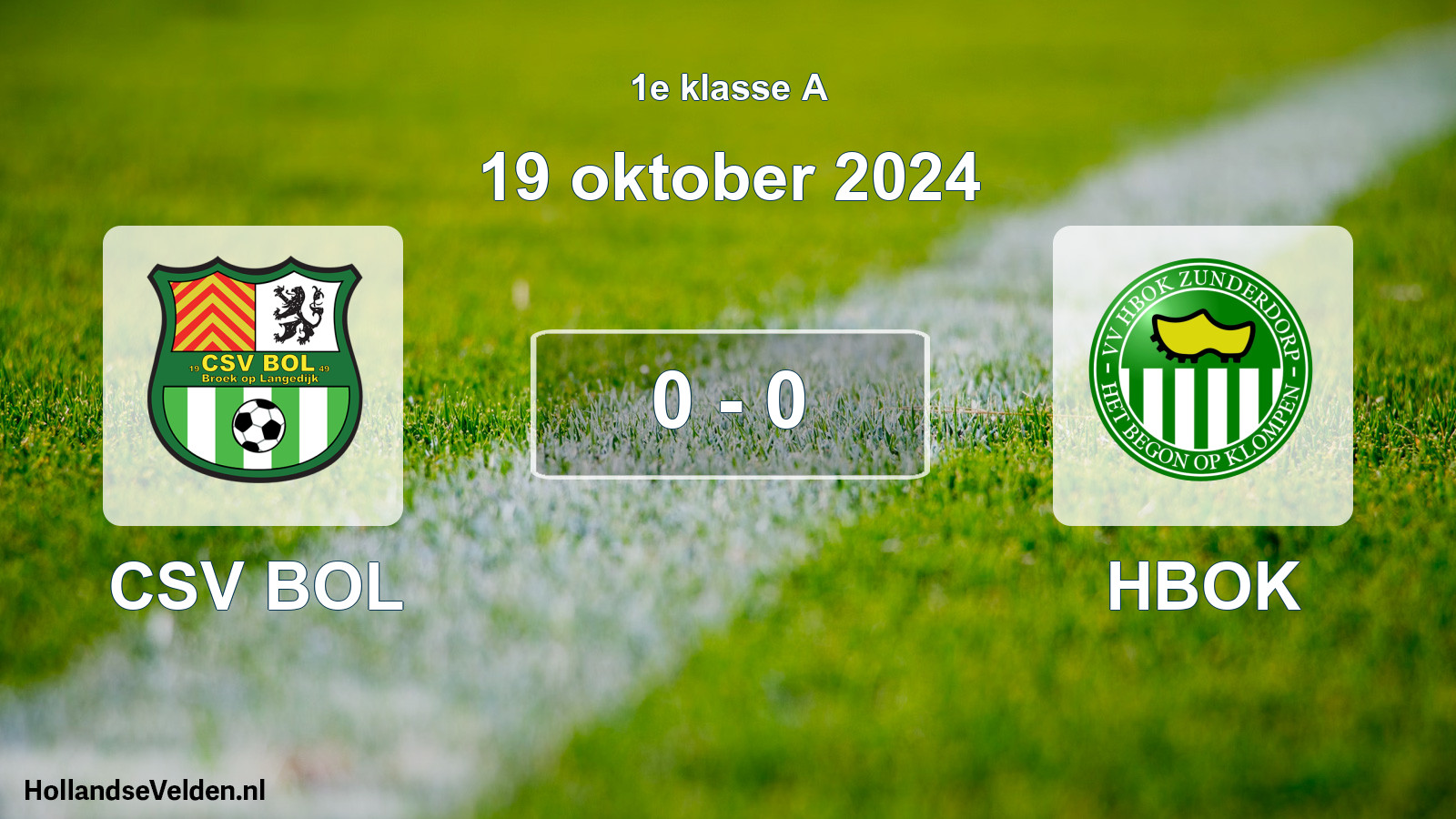 Total number of matches played: CSV BOL - HBOK 0 - 0 (19 October 2024)