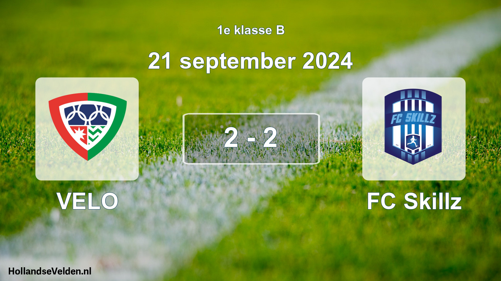 Total number of matches played: VELO - FC Skillz 2 - 2 (21 September 2024)