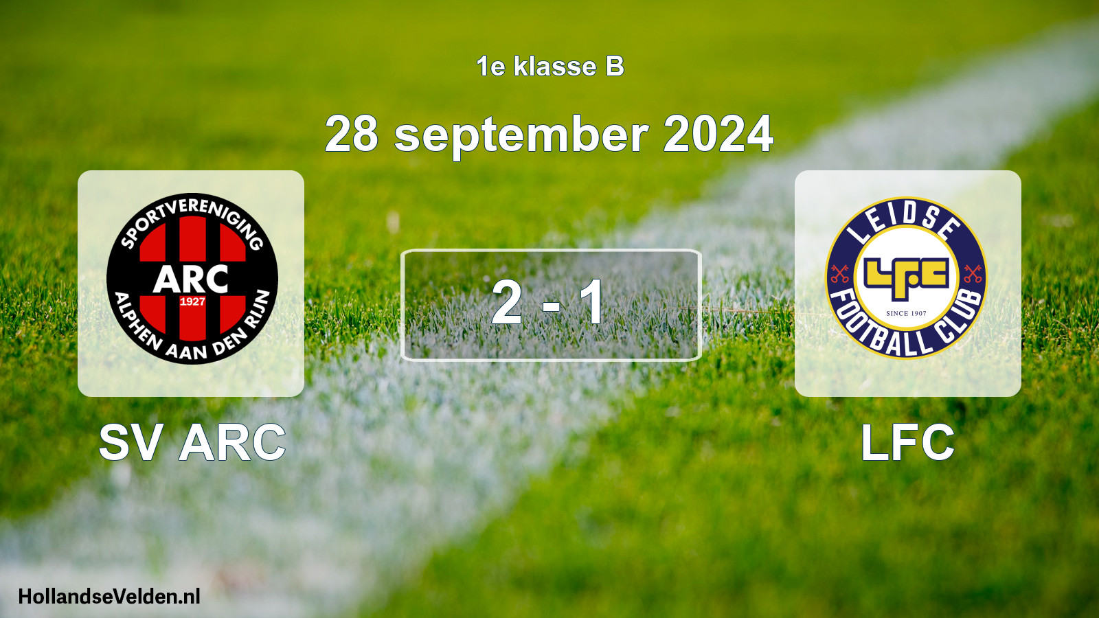 Total number of matches played: SV ARC - LFC 2 - 1 (28 September 2024)