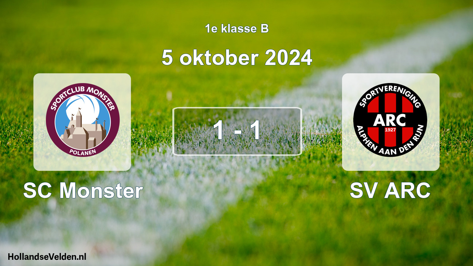 Total number of matches played: SC Monster - SV ARC 1 - 1 (5 October 2024)