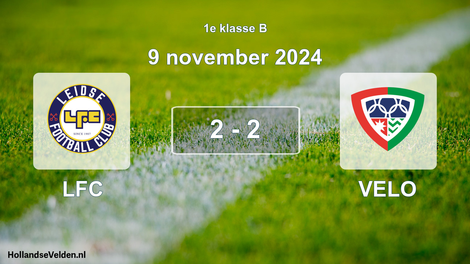 Total number of matches played: LFC - VELO 2 - 2 (9 November 2024)
