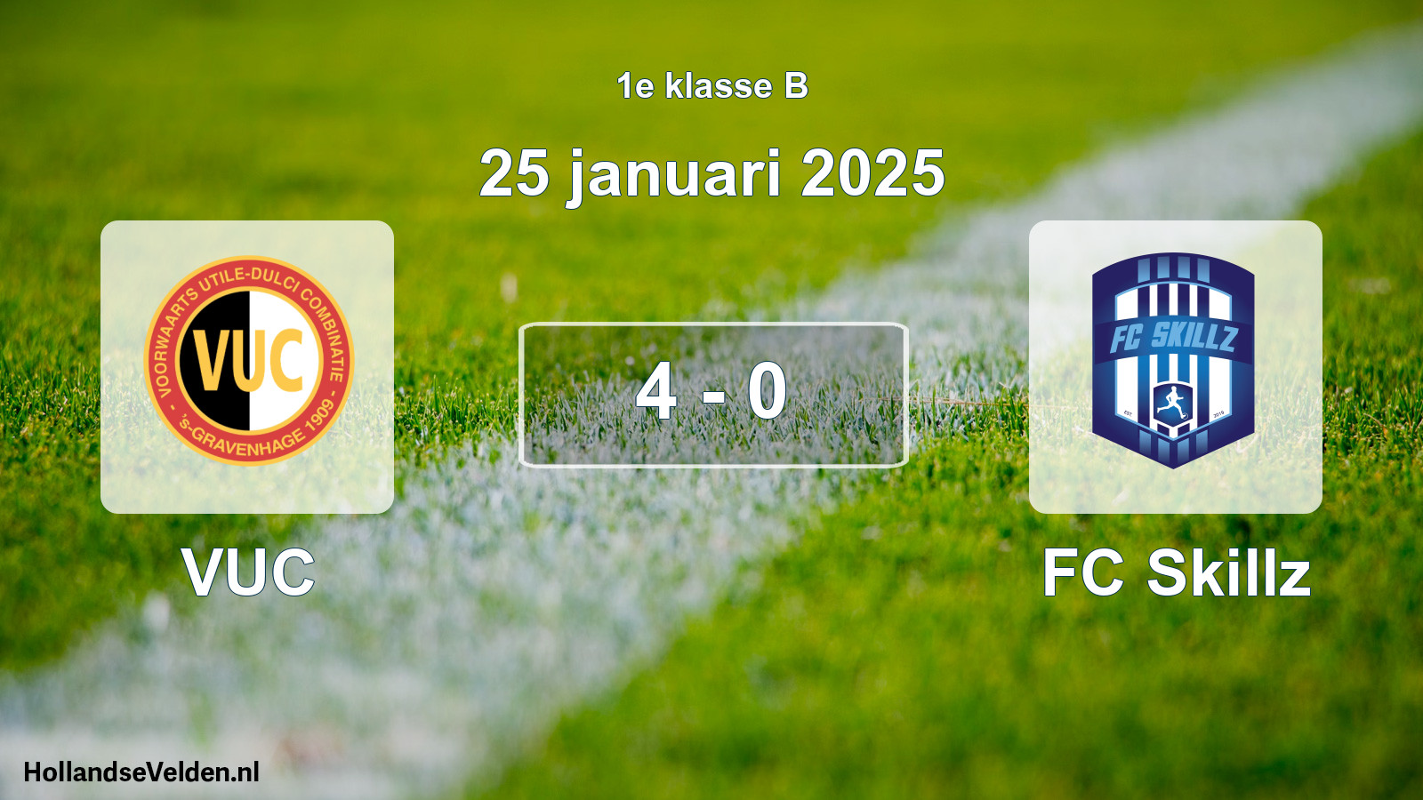 Total number of matches played: VUC - FC Skillz 4 - 0 (25 January 2025)