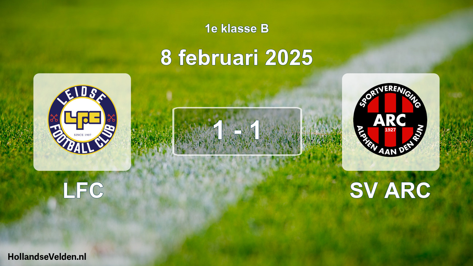 Total number of matches played: LFC - SV ARC 1 - 1 (8 February 2025)