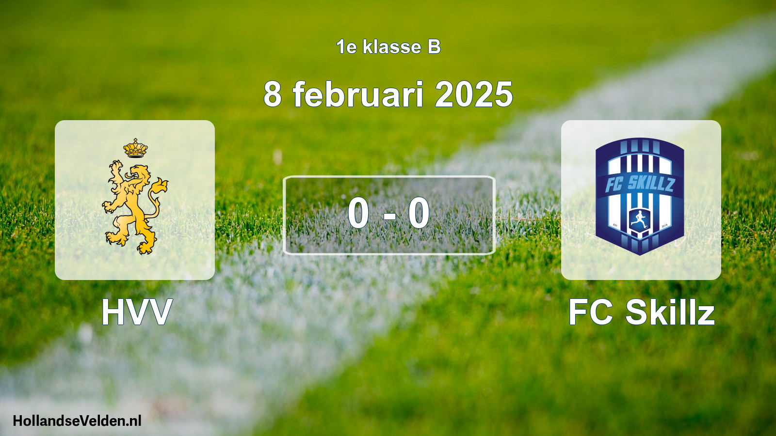 Total number of matches played: HVV - FC Skillz 0 - 0 (8 February 2025)