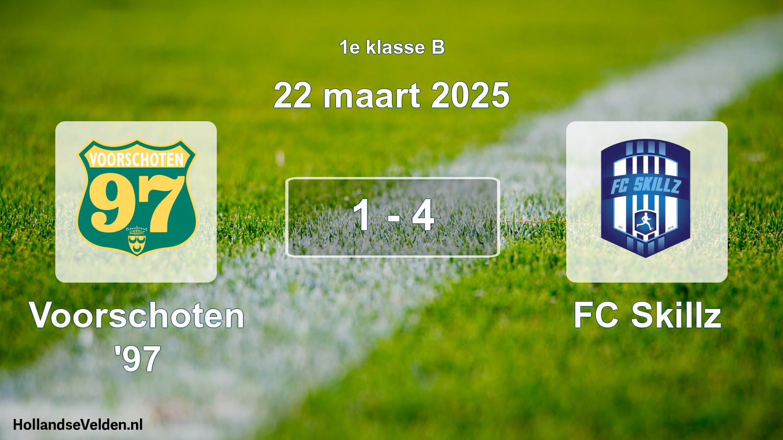 Total number of matches played: Voorschoten '97 - FC Skillz 1 - 4 (22 March 2025)