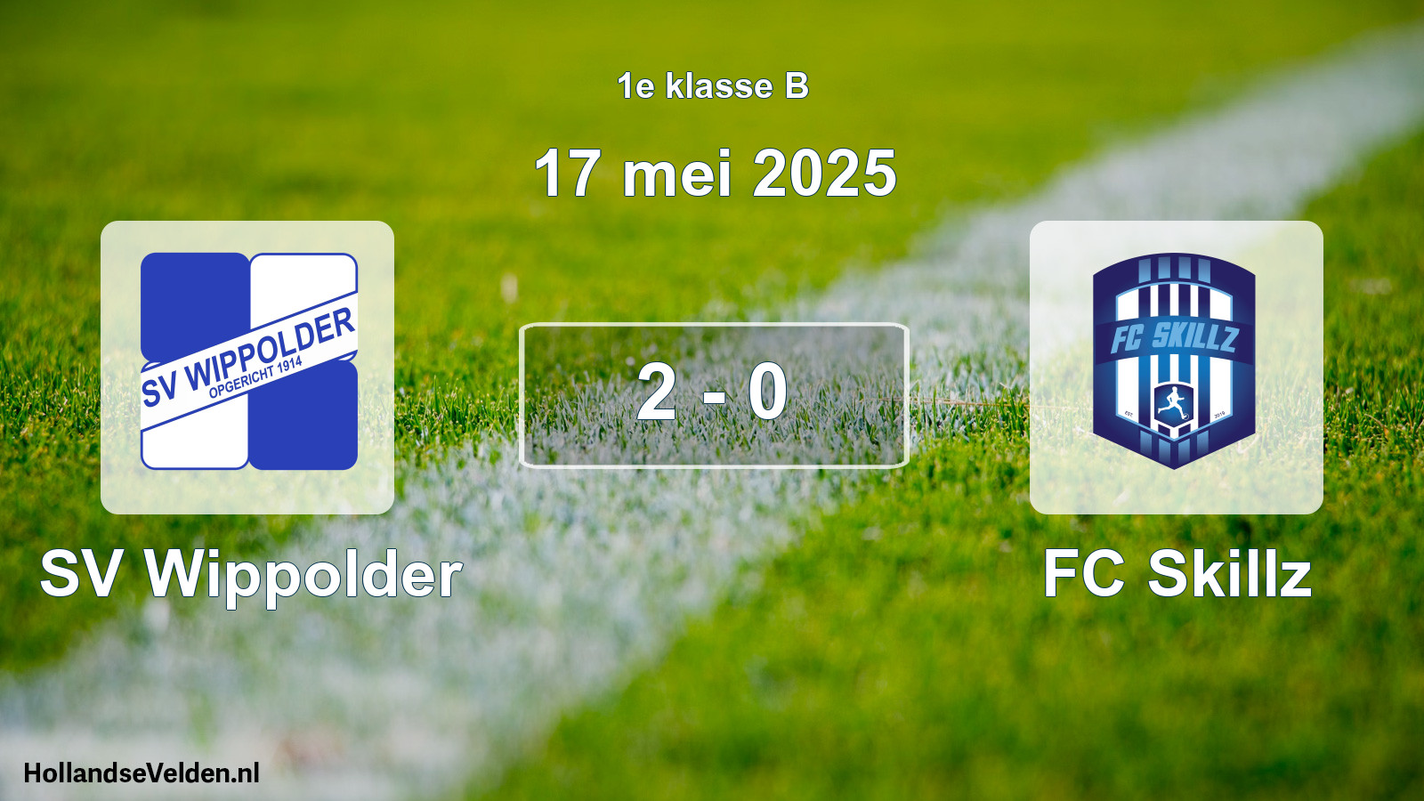 Total number of matches played: SV Wippolder - FC Skillz 2 - 0 (17 May 2025)