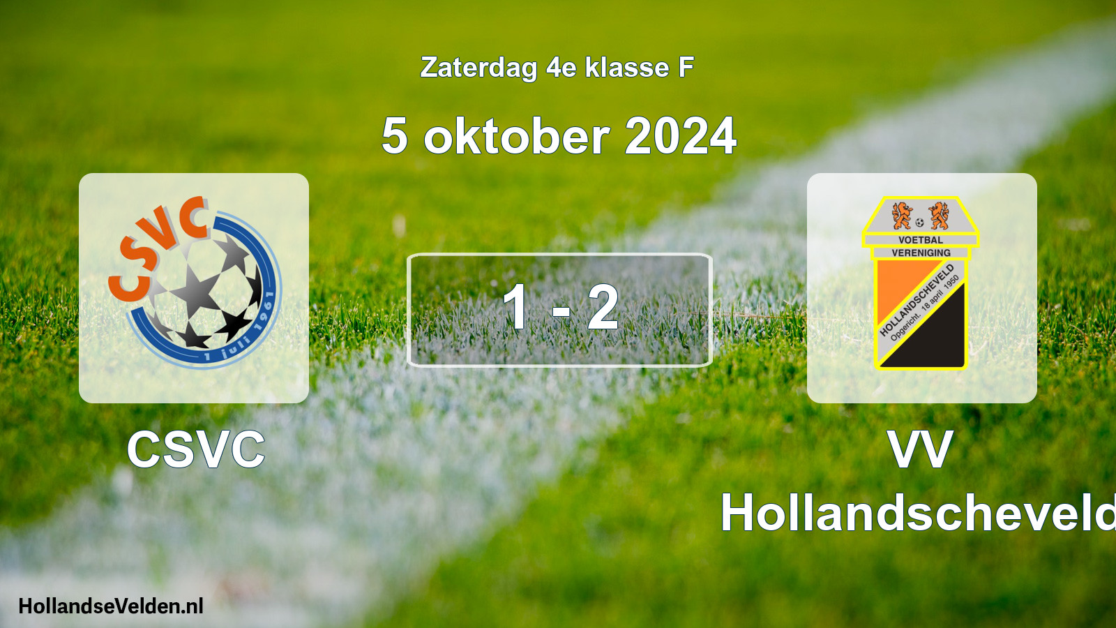 Total number of matches played: CSVC - VV Hollandscheveld 1 - 2 (5 October 2024)