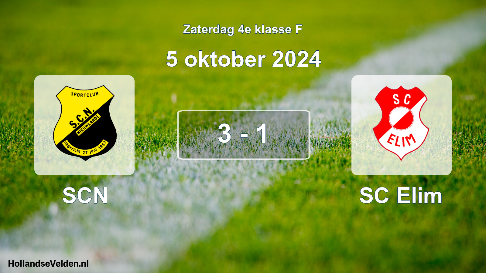 Total number of matches played: SCN - SC Elim 3 - 1 (5 October 2024)