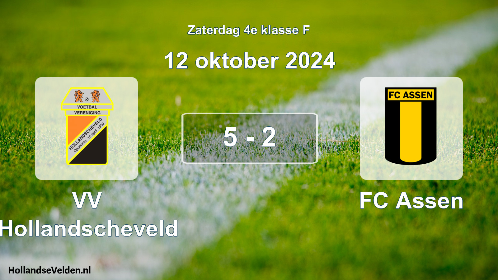Total number of matches played: VV Hollandscheveld - FC Assen 5 - 2 (12 October 2024)