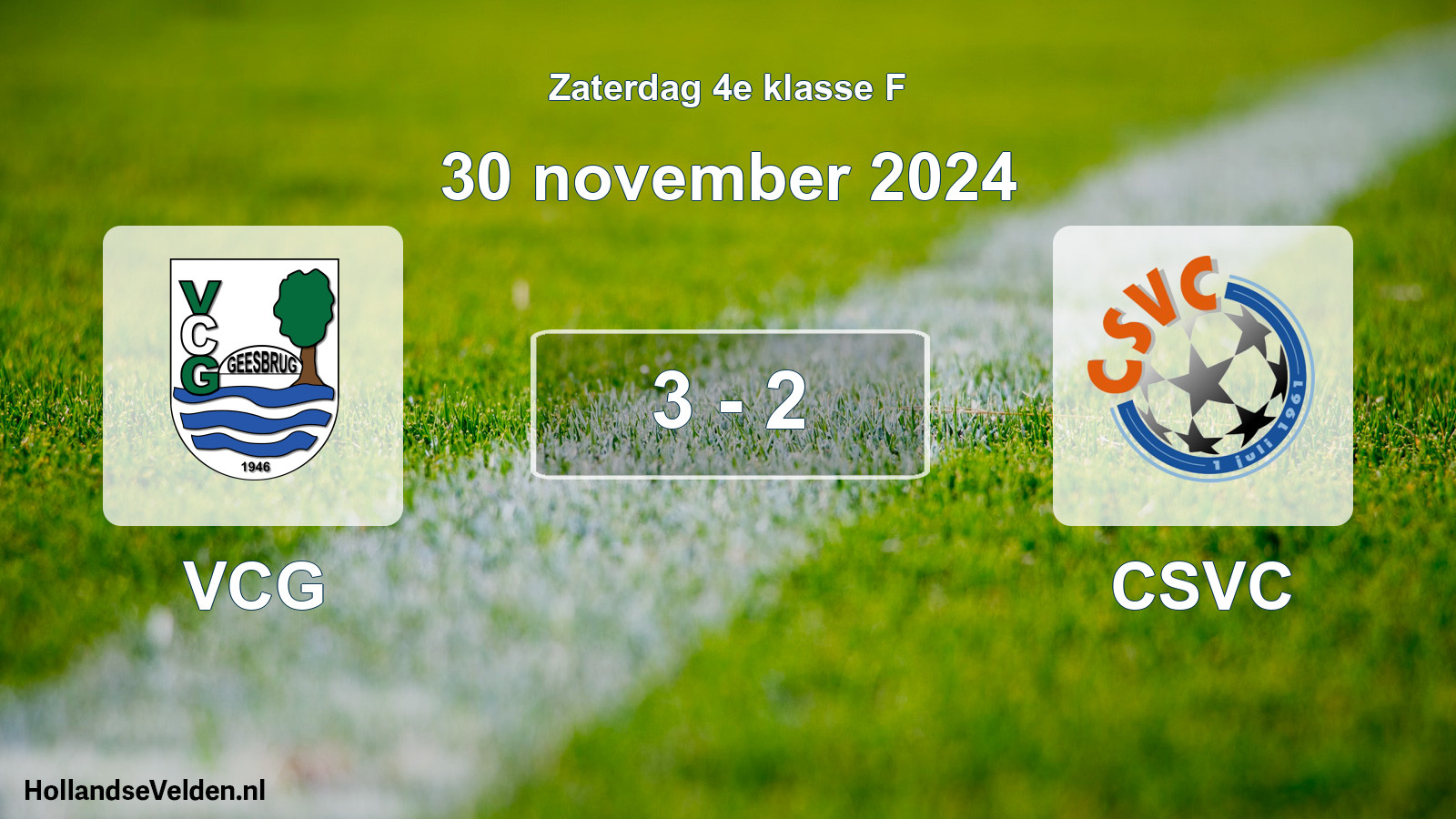 Total number of matches played: VCG - CSVC 3 - 2 (30 November 2024)