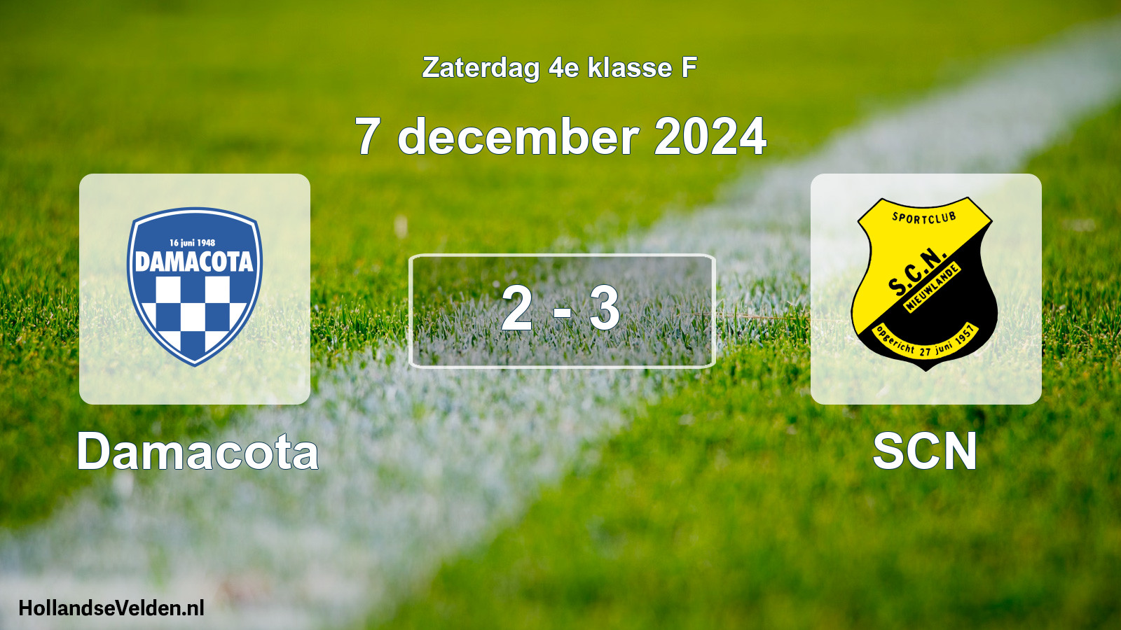 Total number of matches played: Damacota - SCN 2 - 3 (7 December 2024)