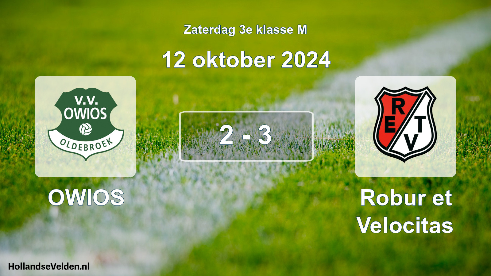 Total number of matches played: OWIOS - Robur et Velocitas 2 - 3 (12 October 2024)