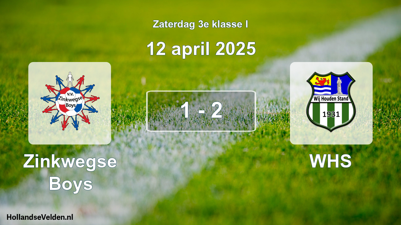 Total number of matches played: Zinkwegse Boys - WHS 1 - 2 (12 April 2025)