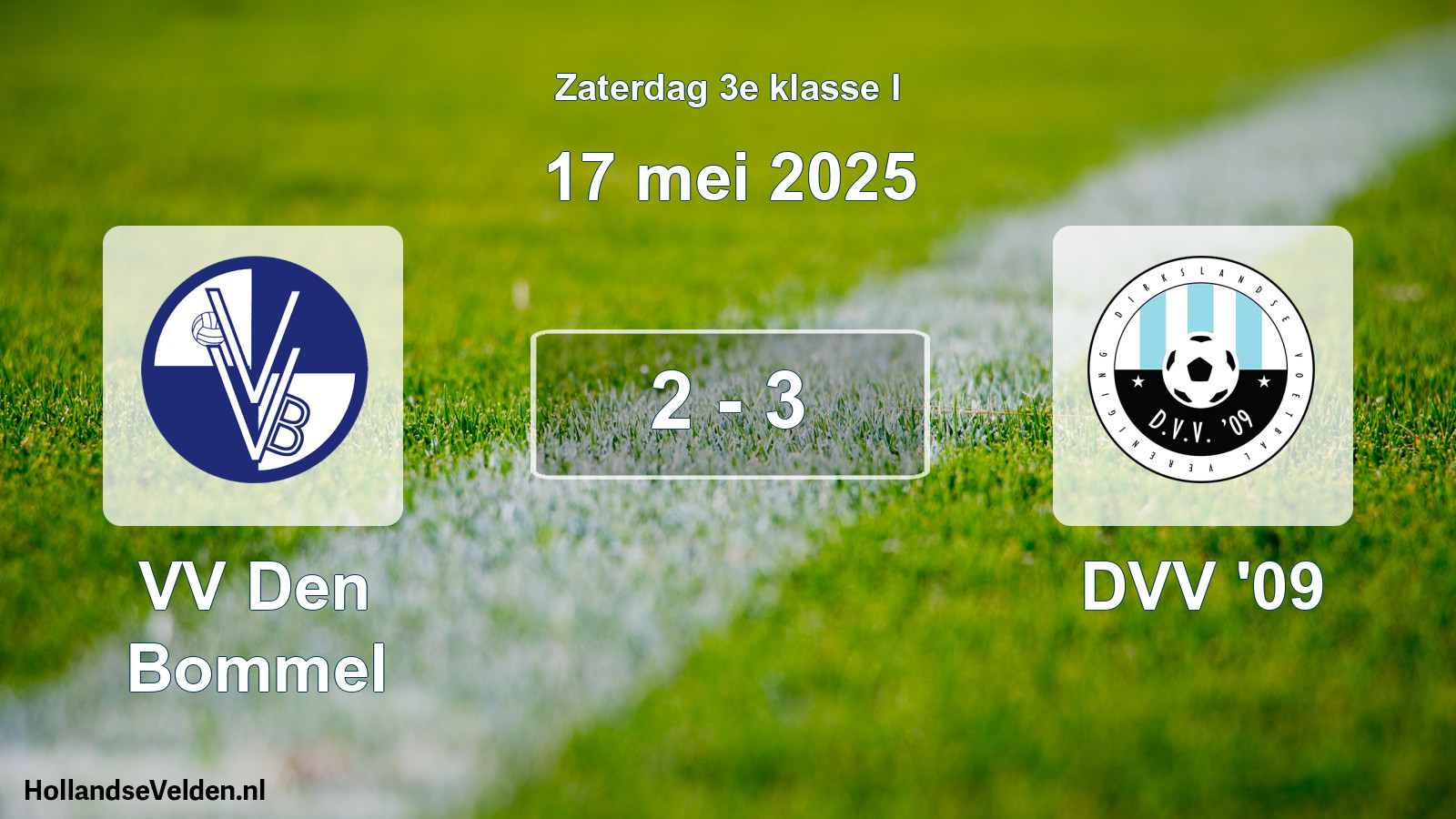 Total number of matches played: VV Den Bommel - DVV '09 2 - 3 (17 May 2025)