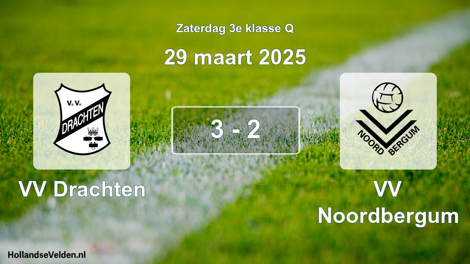 Total number of matches played: VV Drachten - VV Noordbergum 3 - 2 (29 March 2025)