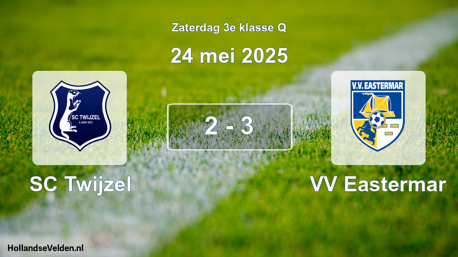 Total number of matches played: SC Twijzel - VV Eastermar 2 - 3 (24 May 2025)