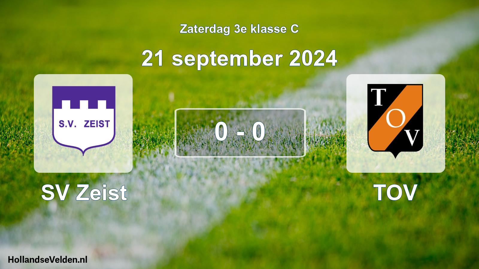 Total number of matches played: SV Zeist - TOV 0 - 0 (21 September 2024)
