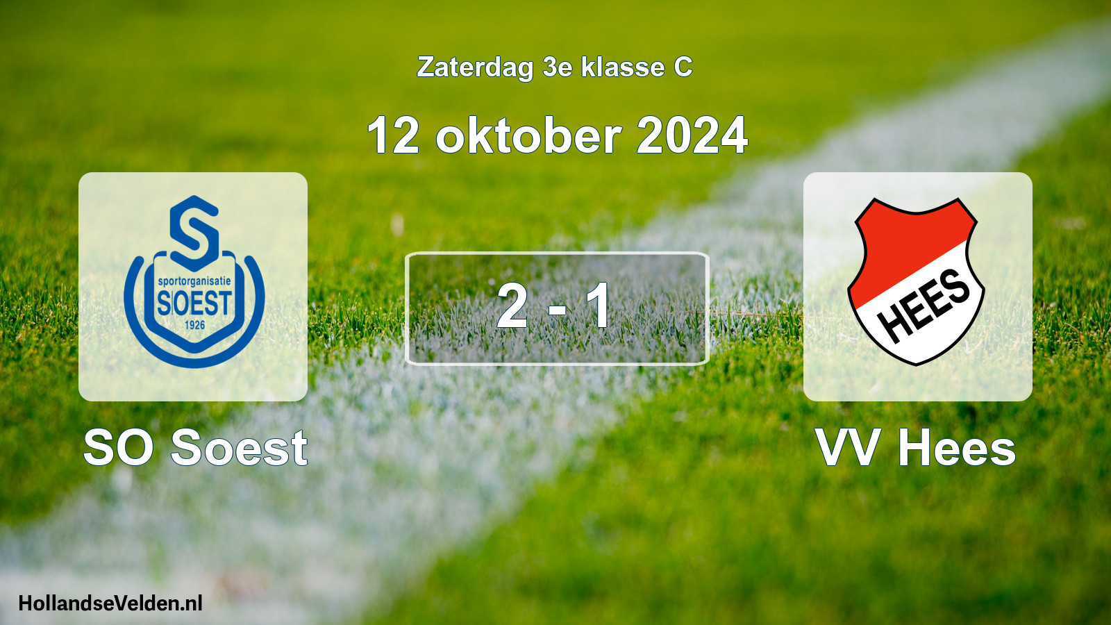 Total number of matches played: SO Soest - VV Hees 2 - 1 (12 October 2024)