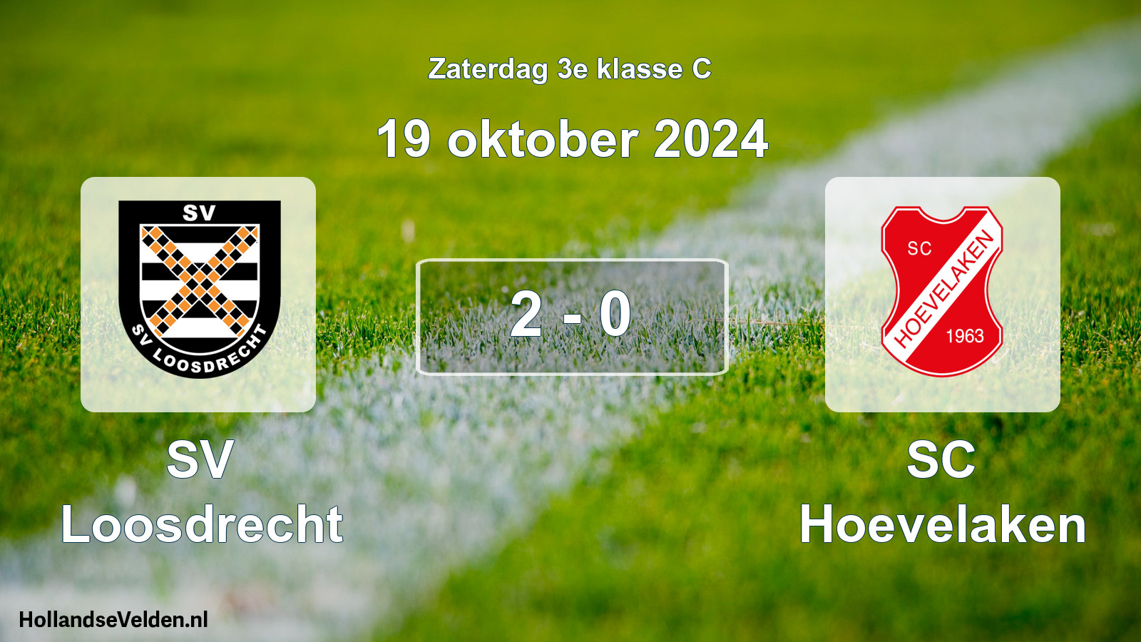 Total number of matches played: SV Loosdrecht - SC Hoevelaken 2 - 0 (19 October 2024)
