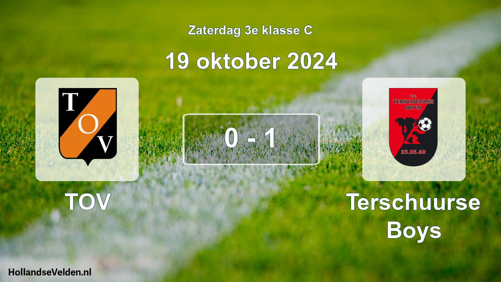 Total number of matches played: TOV - Terschuurse Boys 0 - 1 (19 October 2024)