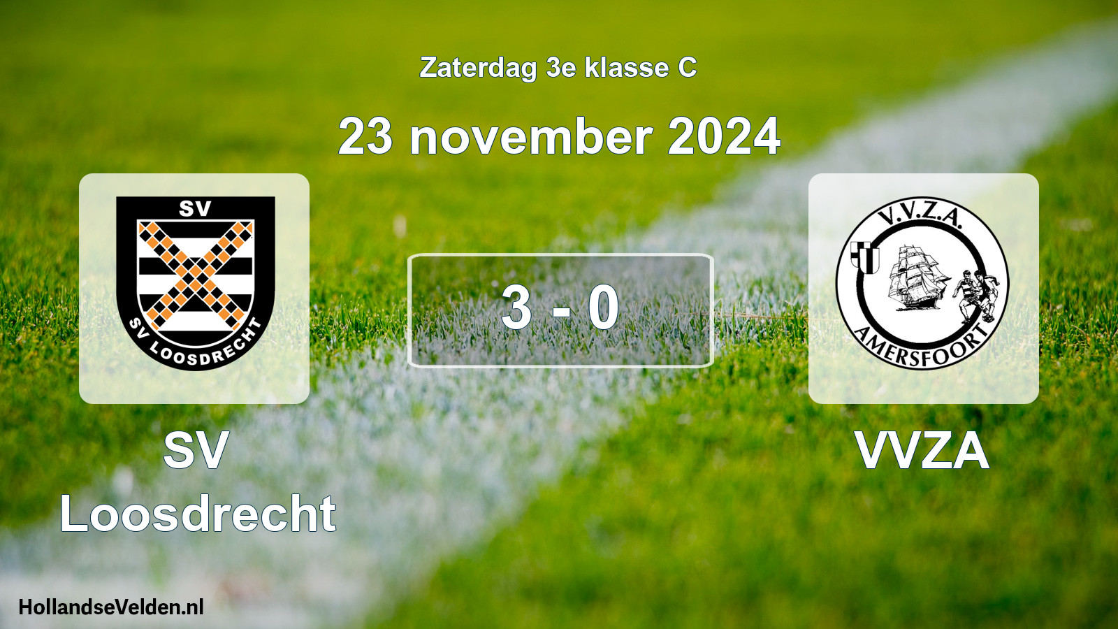 Total number of matches played: SV Loosdrecht - VVZA 3 - 0 (23 November 2024)