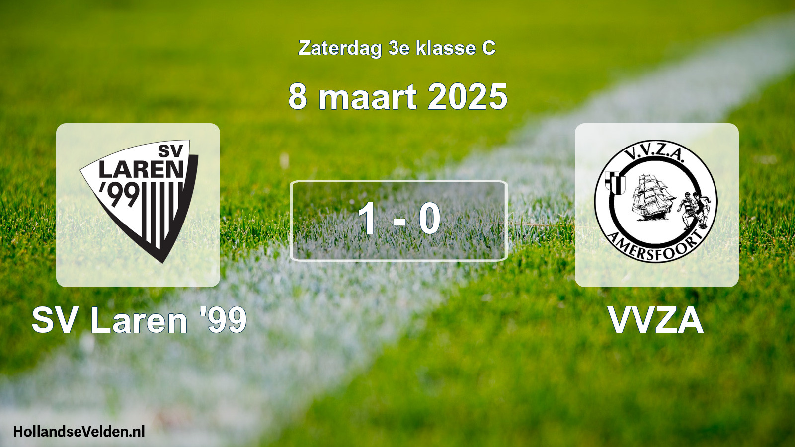 Total number of matches played: SV Laren '99 - VVZA 1 - 0 (8 March 2025)
