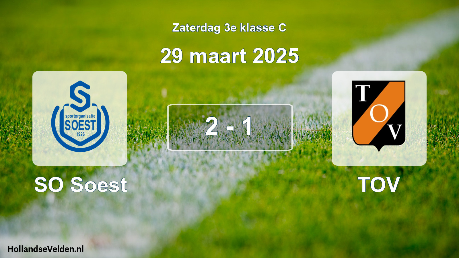 Total number of matches played: SO Soest - TOV 2 - 1 (29 March 2025)