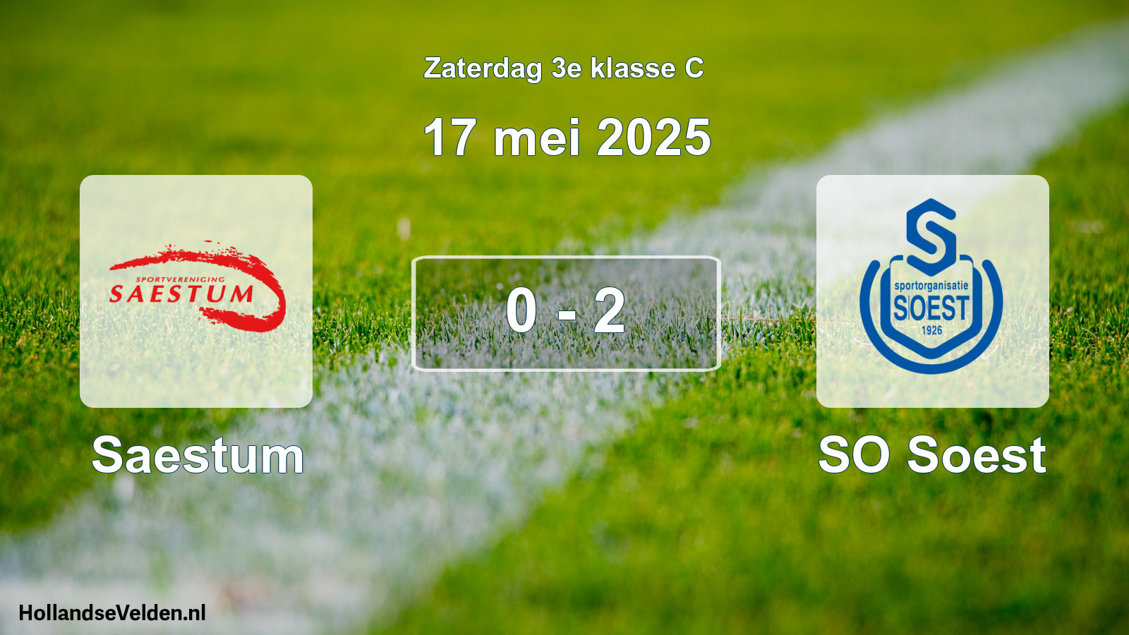 Total number of matches played: Saestum - SO Soest 0 - 2 (17 May 2025)