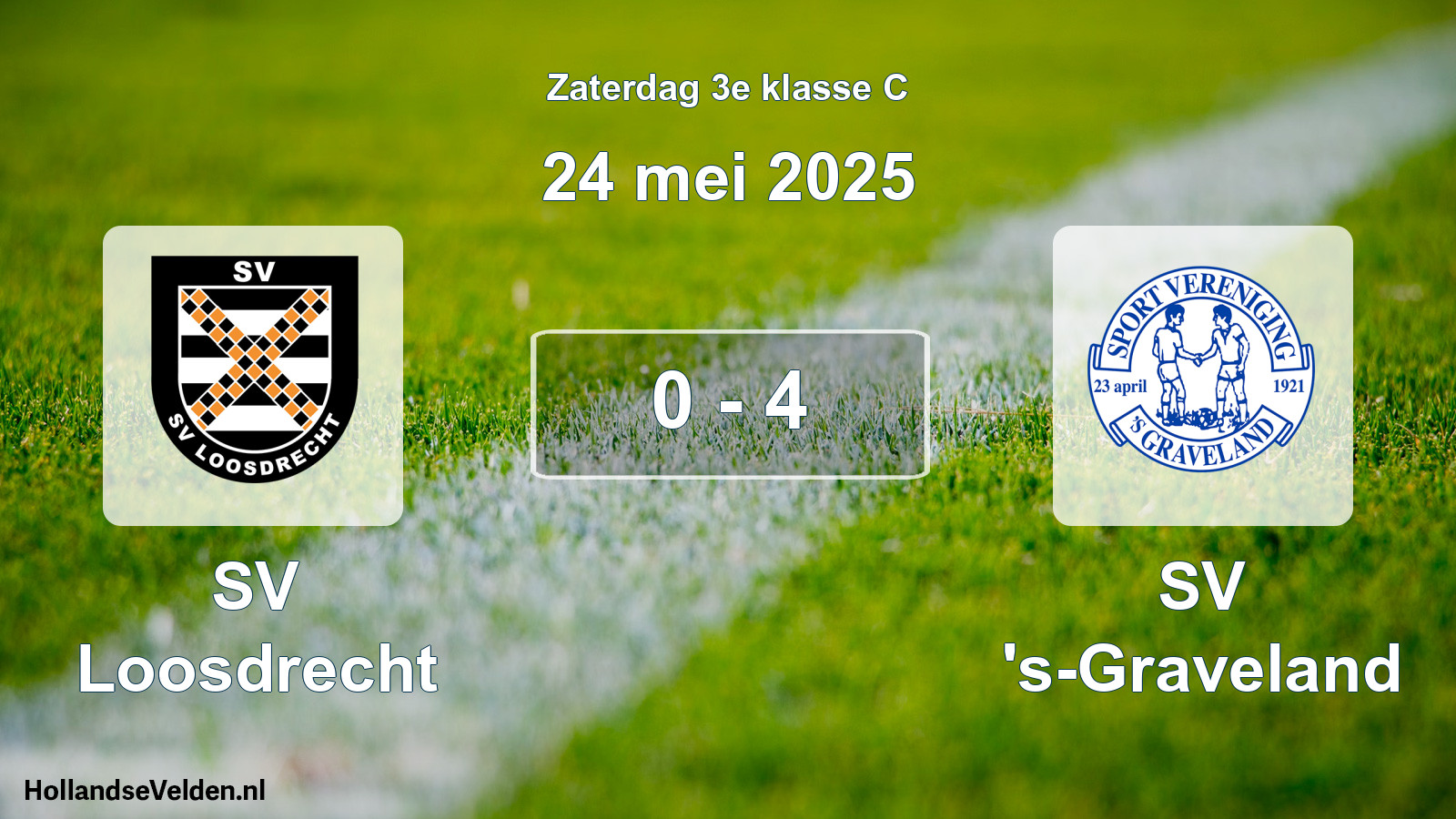 Total number of matches played: SV Loosdrecht - SV 's-Graveland 0 - 4 (24 May 2025)