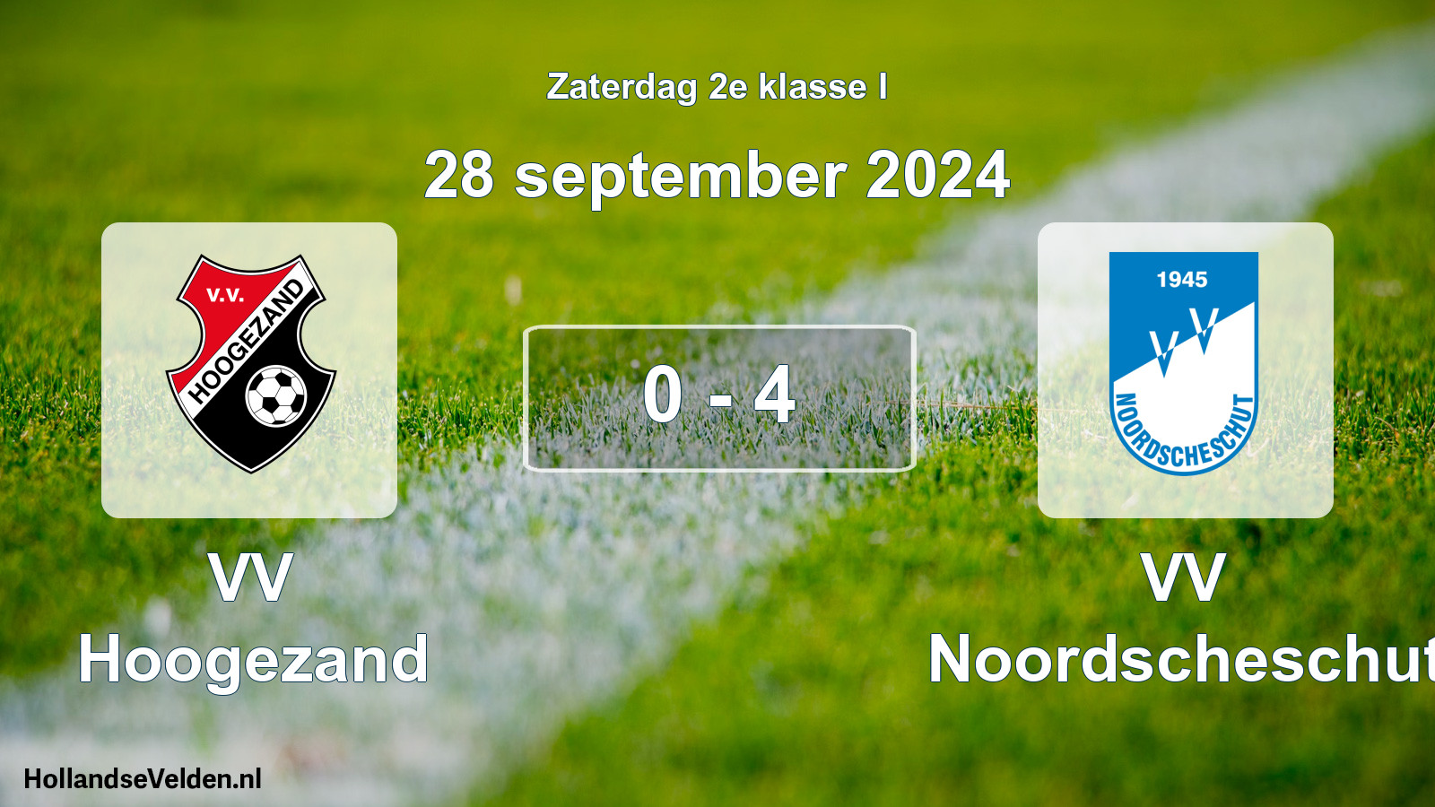 Total number of matches played: VV Hoogezand - VV Noordscheschut 0 - 4 (28 September 2024)