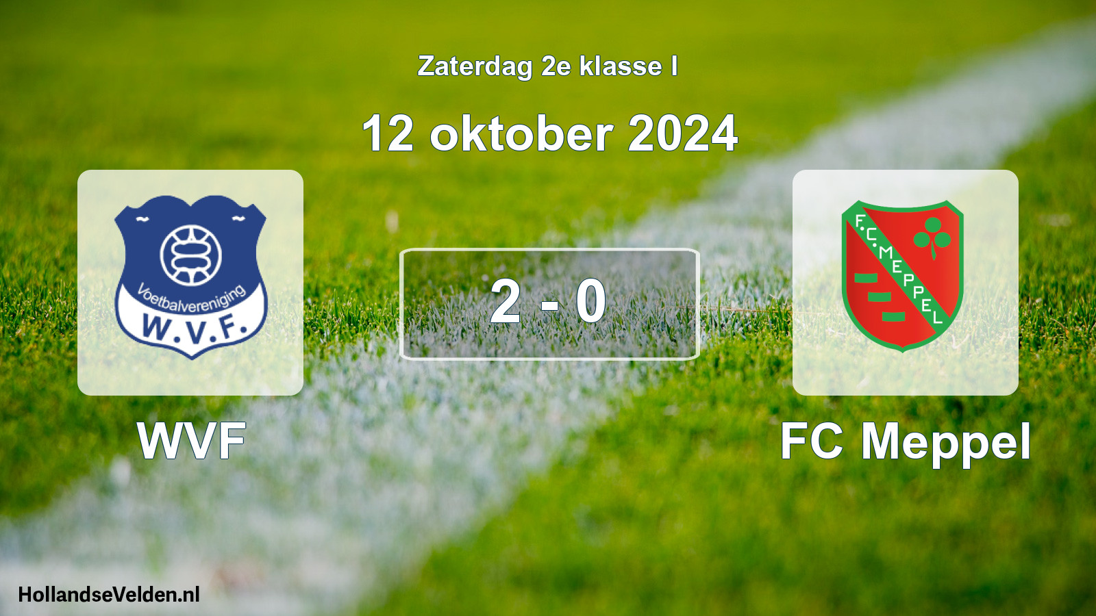 Total number of matches played: WVF - FC Meppel 2 - 0 (12 October 2024)