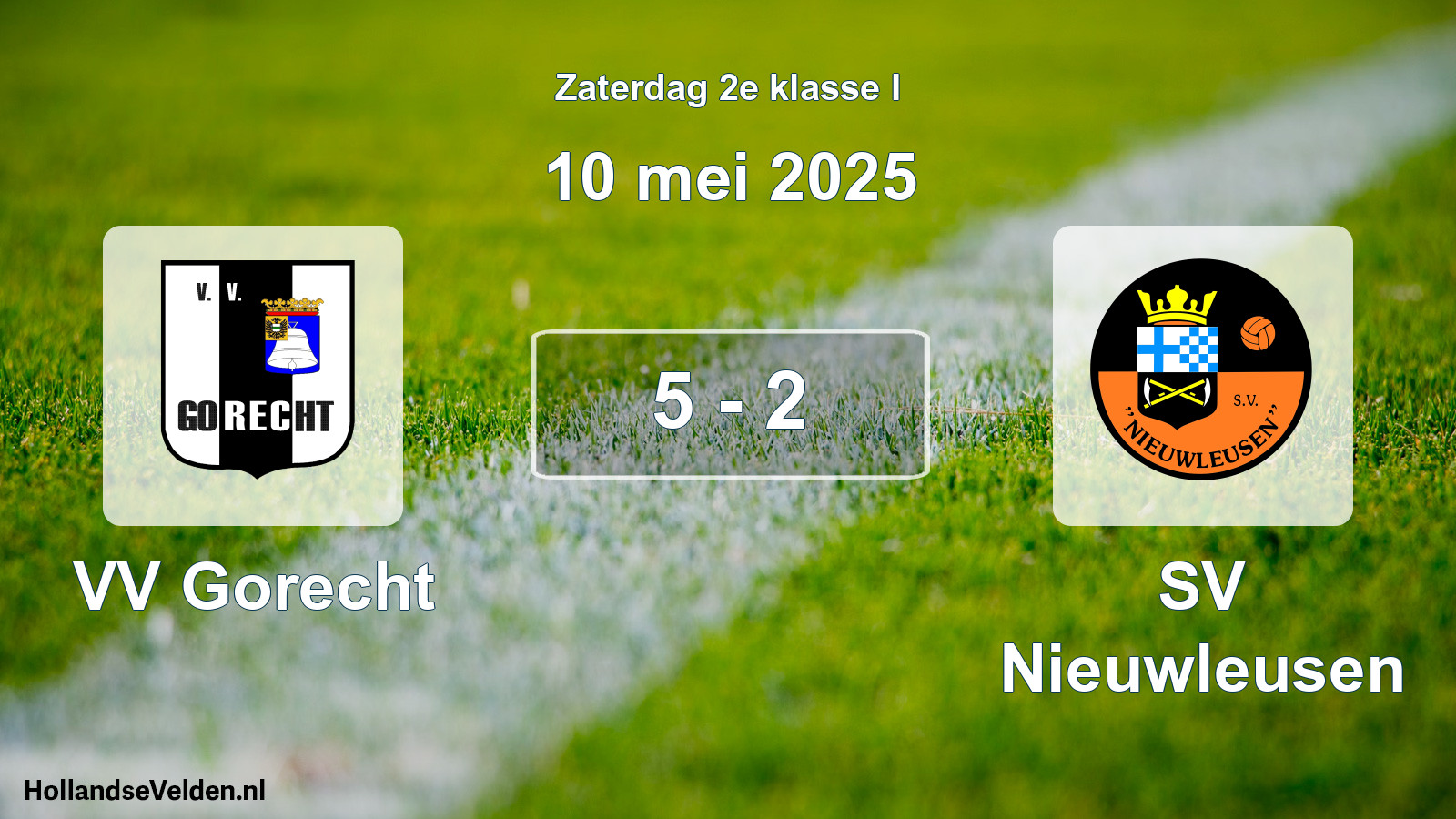Total number of matches played: VV Gorecht - SV Nieuwleusen 5 - 2 (10 May 2025)