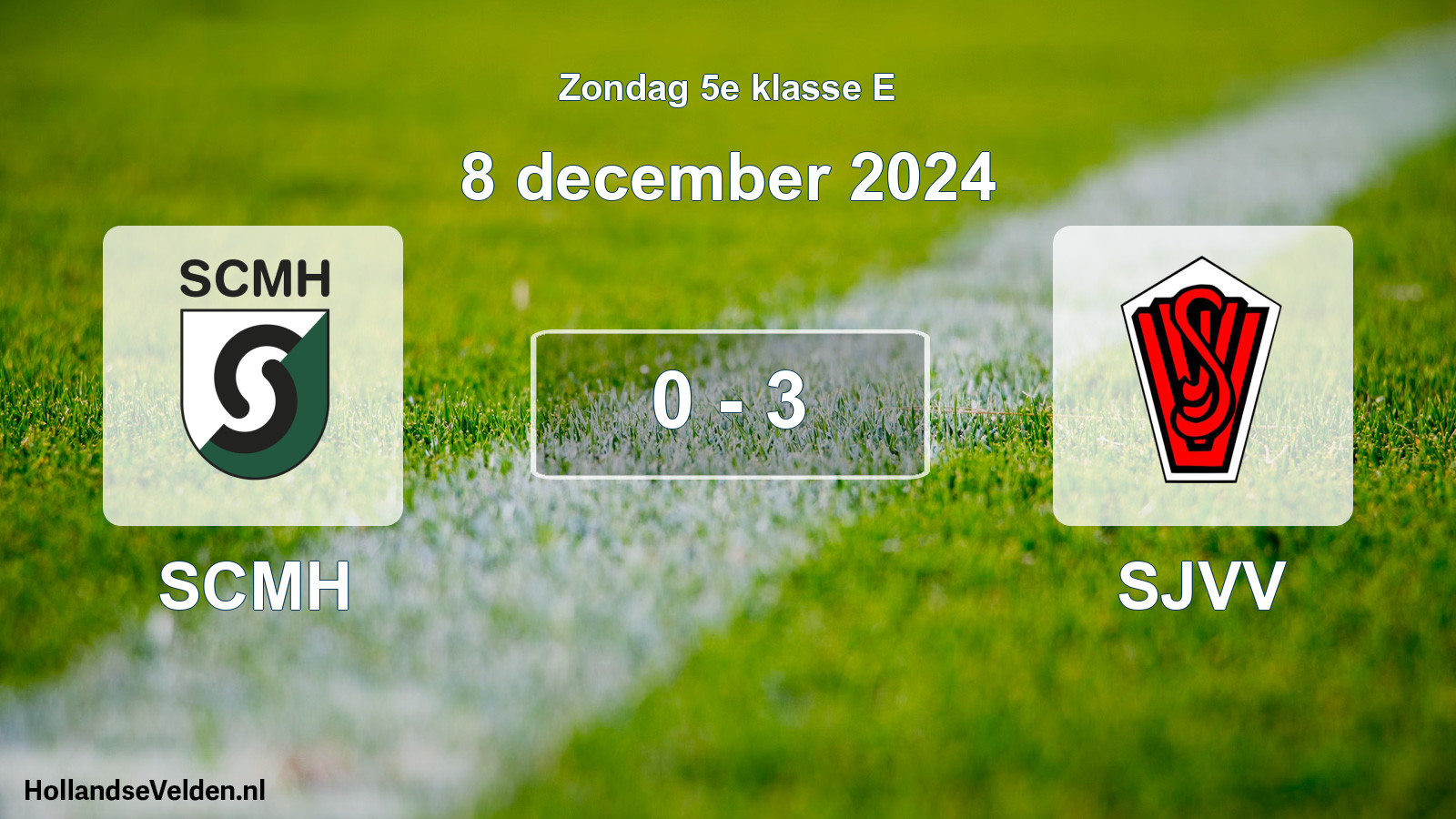 Total number of matches played: SCMH - SJVV 0 - 3 (8 December 2024)