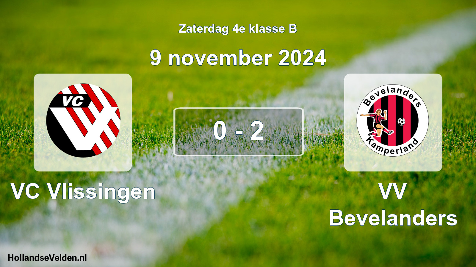 Total number of matches played: VC Vlissingen - VV Bevelanders 0 - 2 (9 November 2024)