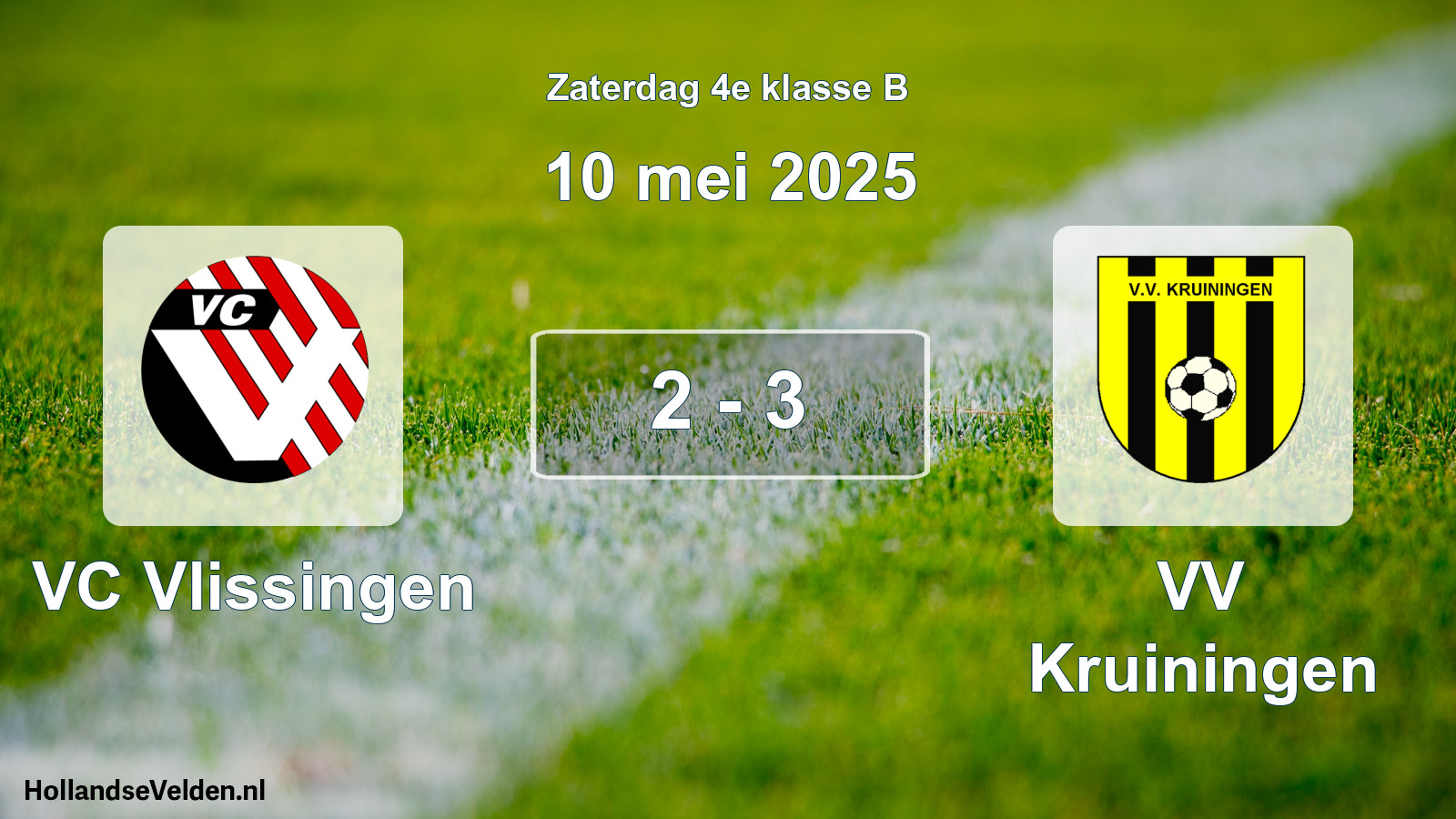 Total number of matches played: VC Vlissingen - VV Kruiningen 2 - 3 (10 May 2025)
