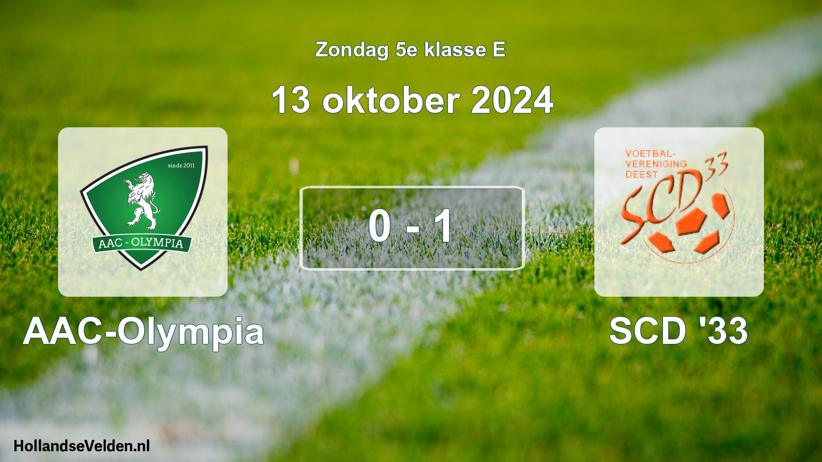 Total number of matches played: AAC-Olympia - SCD '33 0 - 1 (13 October 2024)