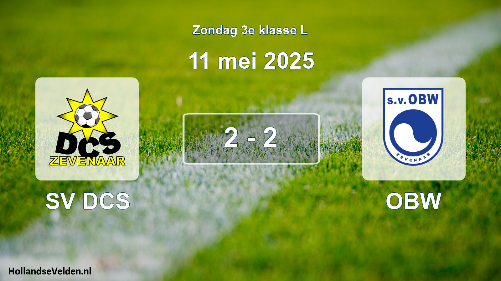 Total number of matches played: SV DCS - OBW 2 - 2 (11 May 2025)