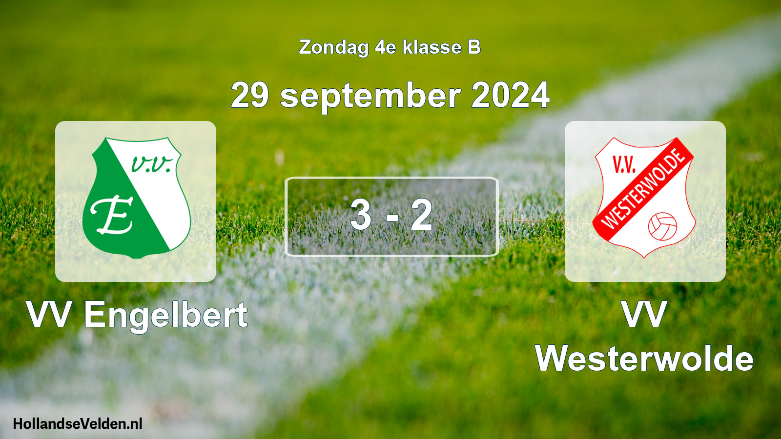 Total number of matches played: VV Engelbert - VV Westerwolde 3 - 2 (29 September 2024)