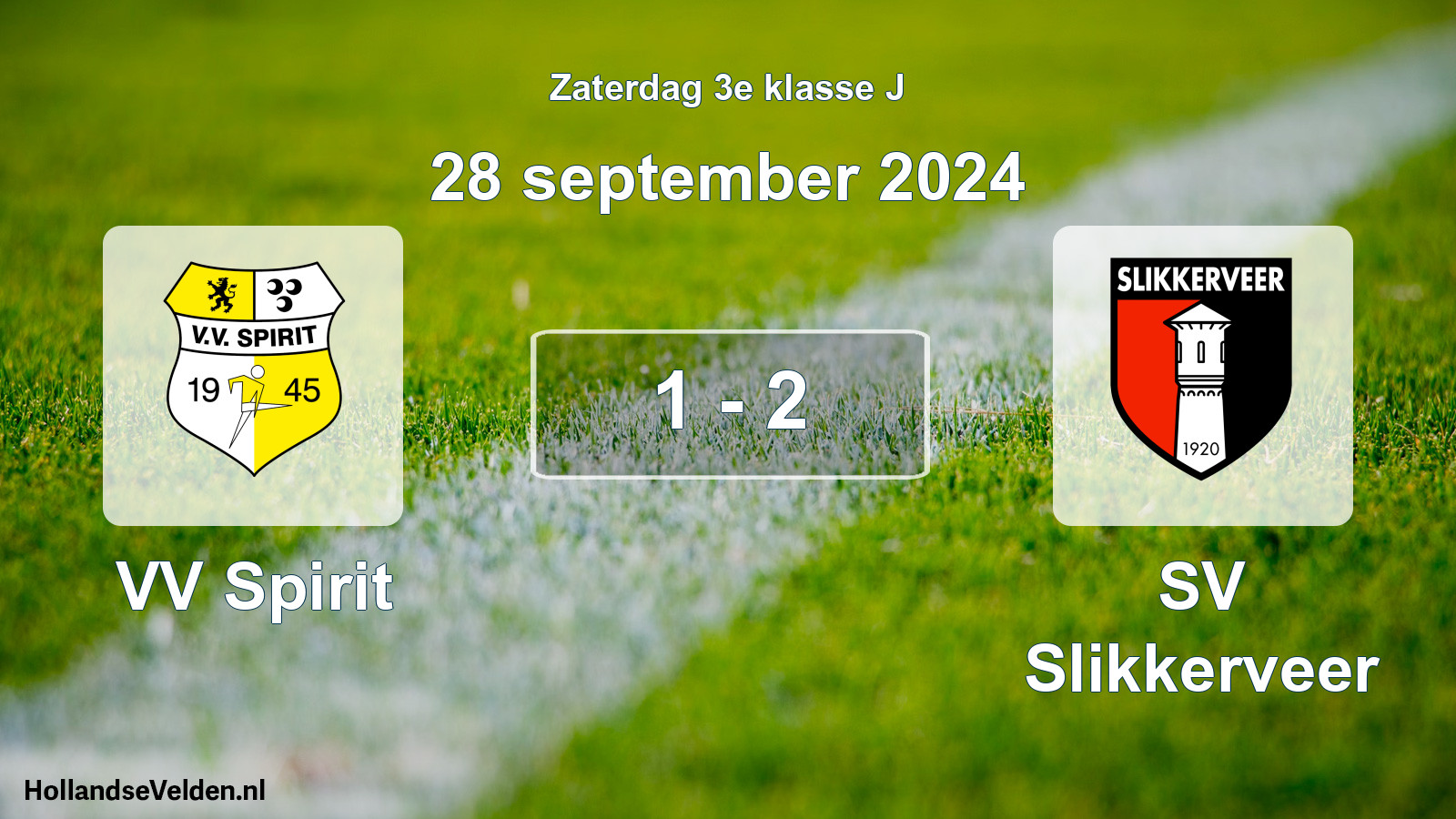 Total number of matches played: VV Spirit - SV Slikkerveer 1 - 2 (28 September 2024)